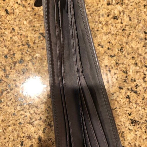 Coach Gray Tone on Tone Wallet - Picture 8 of 10